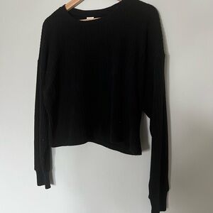 aritzia wilfred black sweater